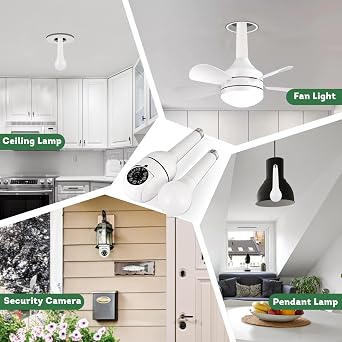 Light Socket Extender,E26 to E26 Medium Screw Light Bulb Socket Extensions,Light Bulb Camera Extensions,Recessed Socket 3-3/4 Extension Adapter