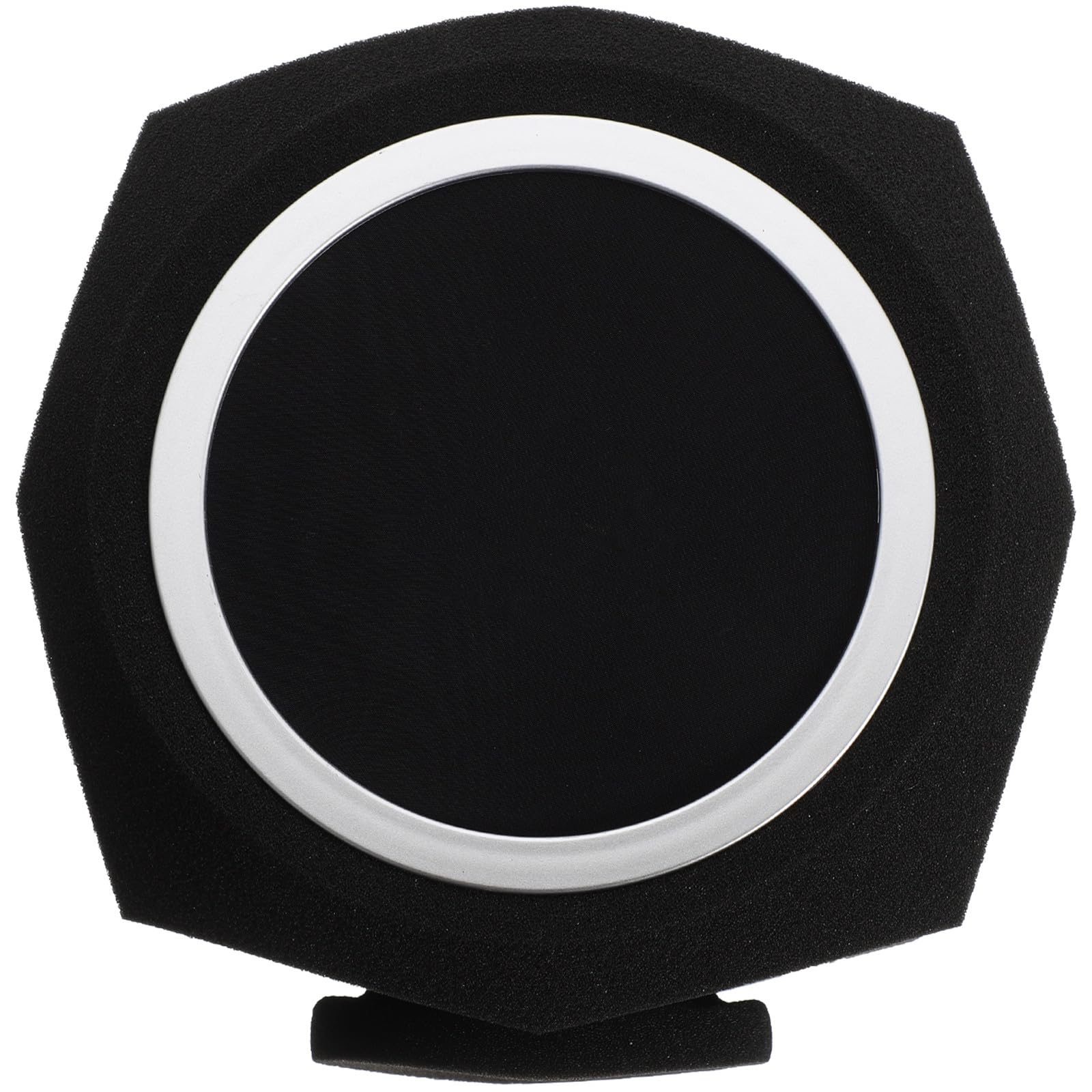 Funda para Micrófono de Esponja Negra Octogonal, Cubierta de Aislamiento Acústico Transpirable y Flexible para Micrófono de Condensador, Filtro Pop para Transmisión y Estudio