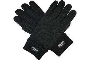 Men's Pure Wool Knitted Gloves with Thinsulate Lining - The Epitome of Winter Warmth