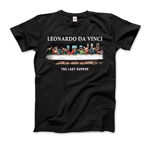 Products Leonardo Da Vinci - The Last Supper Artwork T-Shirt (Adults, Kids, Short & Long Sleeve)