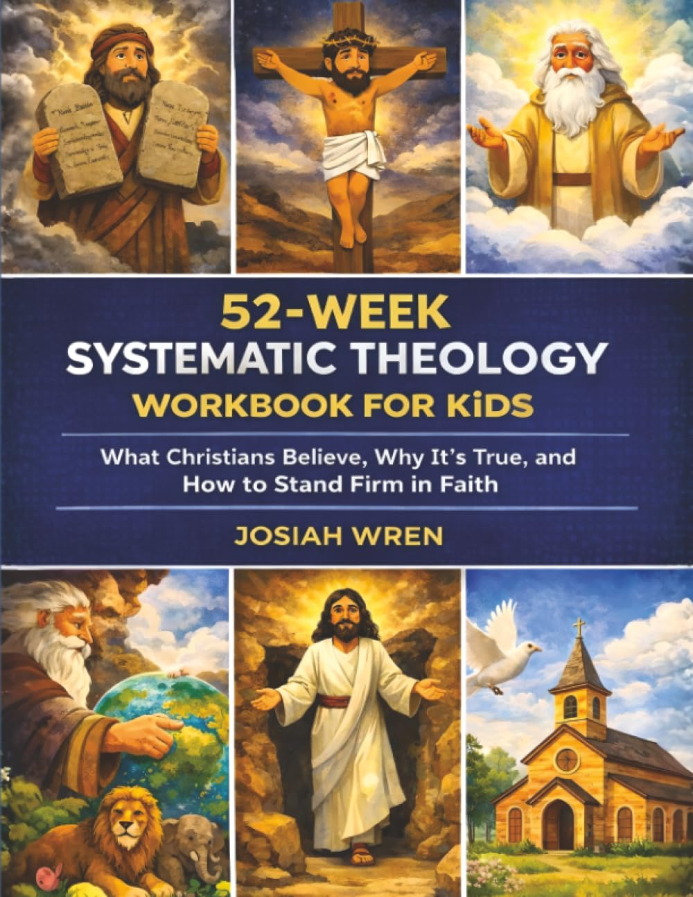 52-Week Systematic Theology Workbook for Kids: What Christians Believe, Why It’s True, and How to Stand Firm in Faith
