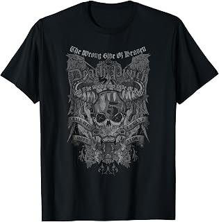 Five Finger Death Punch Wrong Side Lyrics Black T-Shirt