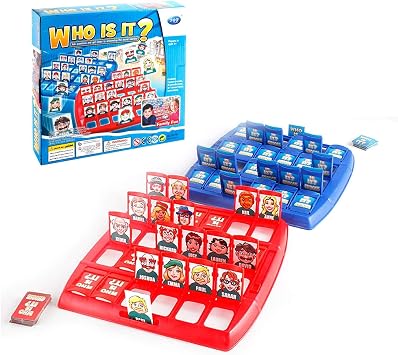 العاب لوحية للاطفال Guess Who, Who Is It العاب اطفال - لعبة Guess Identity Strategy Board Toys، لعبة تفاعلية للوالدين والطفل - 48 إطار، 2 X Game Board