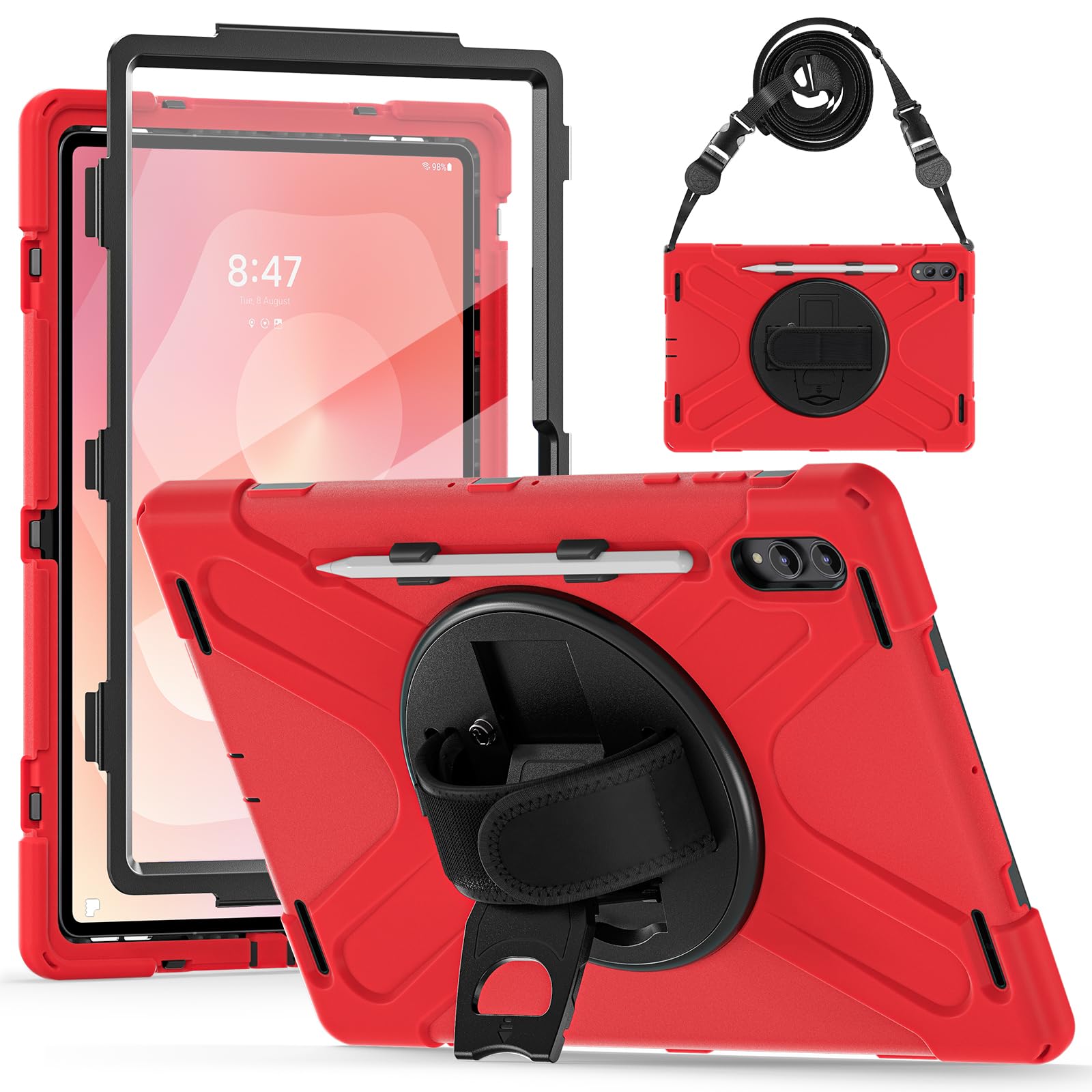 Funda para Samsung Galaxy Tab S11 Ultra 14.6 2025 resistente con soporte 8