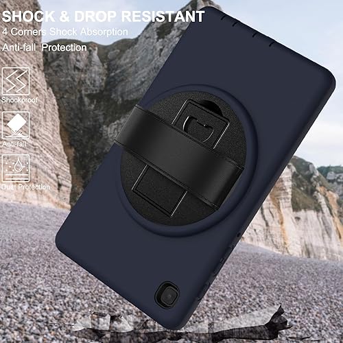 Vista 25 de ORIbox Defender - Funda para Samsung Galaxy Tab S8/Tab S7 de 11 pulgadas, protección contra caídas de cuerpo completo, parachoques 3 en 1 a prueba