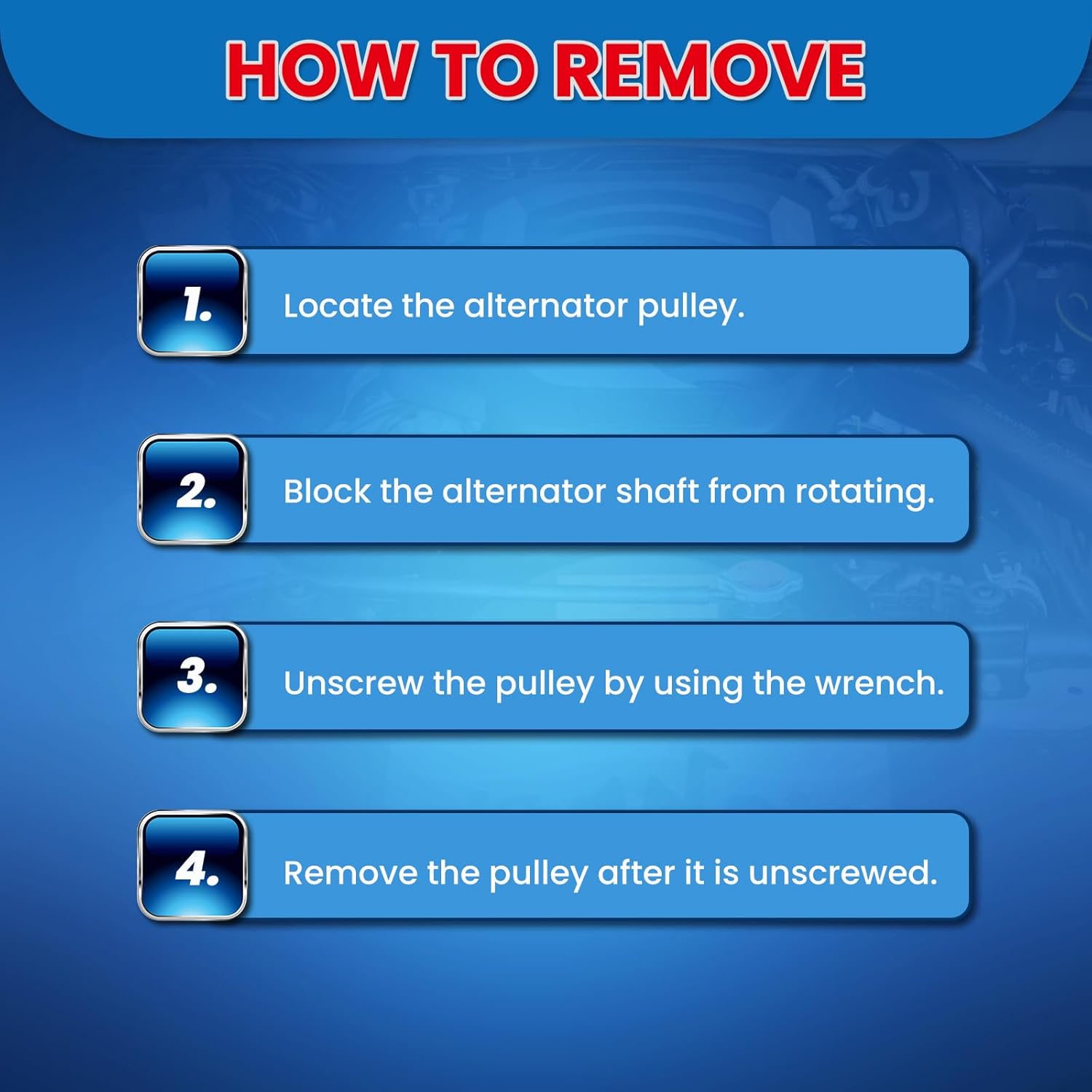 MOCA 30 Pcs Alternator Pulley Remove Install Tool Kit, Clutch Freewheel Removal Socket Bit Set & Garage Service Tool Kit Compatible with VW Audi BMW Ford Benz Toyota Buick Cadillac and More Vehicle