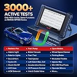 Autel Scanner MaxiCheck MX808S, 2026 Bidirectional OBD2 Scan Tool US Ver. of MaxiCOM MK808S MK808Z, 3000+ Active Test 11OS as MK900 MK900BT MX900, 28+ Service for 200+ Brands, OE All Diagnostic, FCA