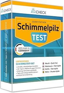 Schimmelpilz-Test für die Heimanwendung, 1 x Schimmelschnelltest zur Ermittlung eines Schimmelbefalls im Wohnraum