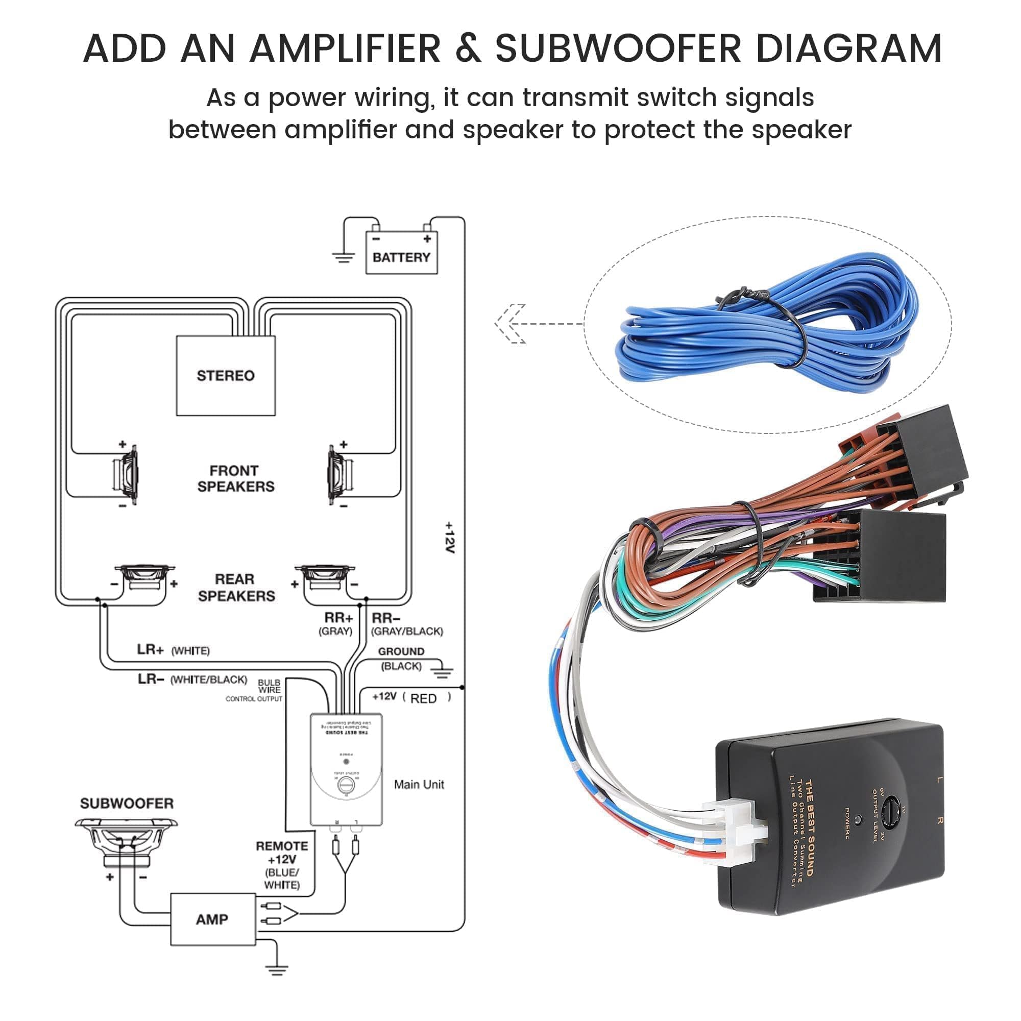 VW Volvo Mercedes Radio Installation Harness With Resistors RED WOLF Car Stereo ISO Wiring Harness With Built-in Resistors - 16 Pin Reverse Radio Connector For VW Volvo Mercedes 16 Pin Vehicle Harness - View #4