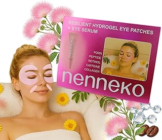 NENNEKO Parches de gel para ojos con suero pa...
