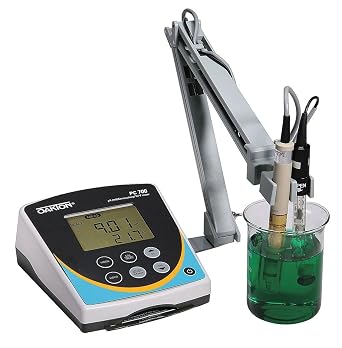 Oakton WD-35413-00 Instruments Series pH/CON 700 Benchtop Meter with pH Electrode, Conductivity/Temperature Probe and Electrode Stand, 110/220 VAC