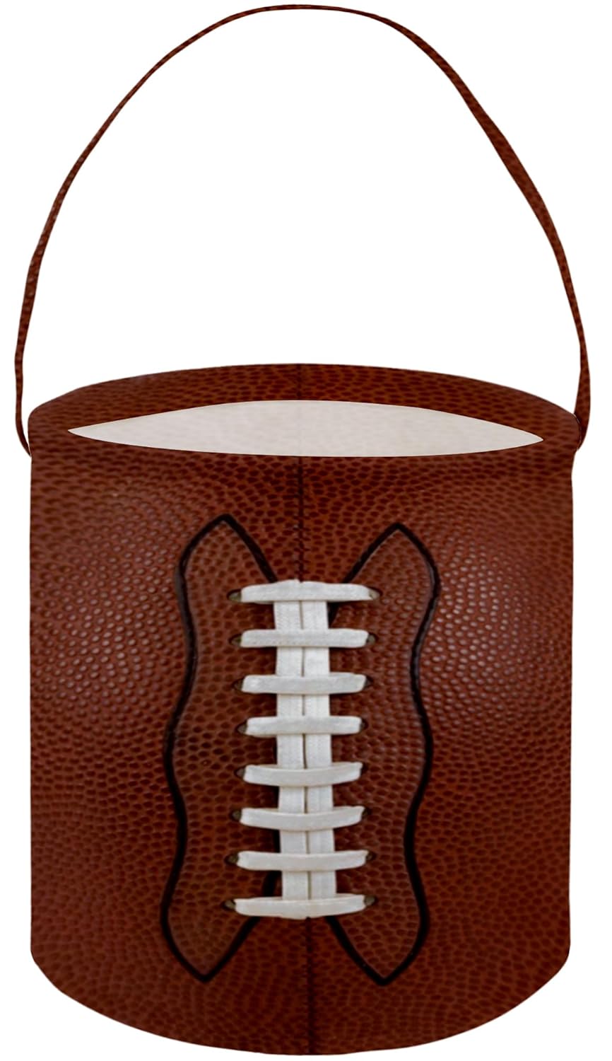 Football Basket Kids Storage Basket Baby Gift Basket Rectangular Cute Toy Storage Bin Box Organizer Book Shelf Basket Dinosaur Room Decor(Football)