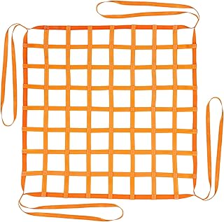 3.28' x 3.28' Cargo Lifting Net - Lifting Straps for Hoist - Cargo Hanging Net - Safety Lifting Net Straps - - Max. Load Capacity: 661lbs - Square Hole Size: 3.93”x3.93”