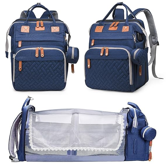 ComfortLifePlus Diaper Bag Backpack, For Modern Moms or Dads, Waterproof and Multifunctional Baby Bag, For Unisex Baby, Color