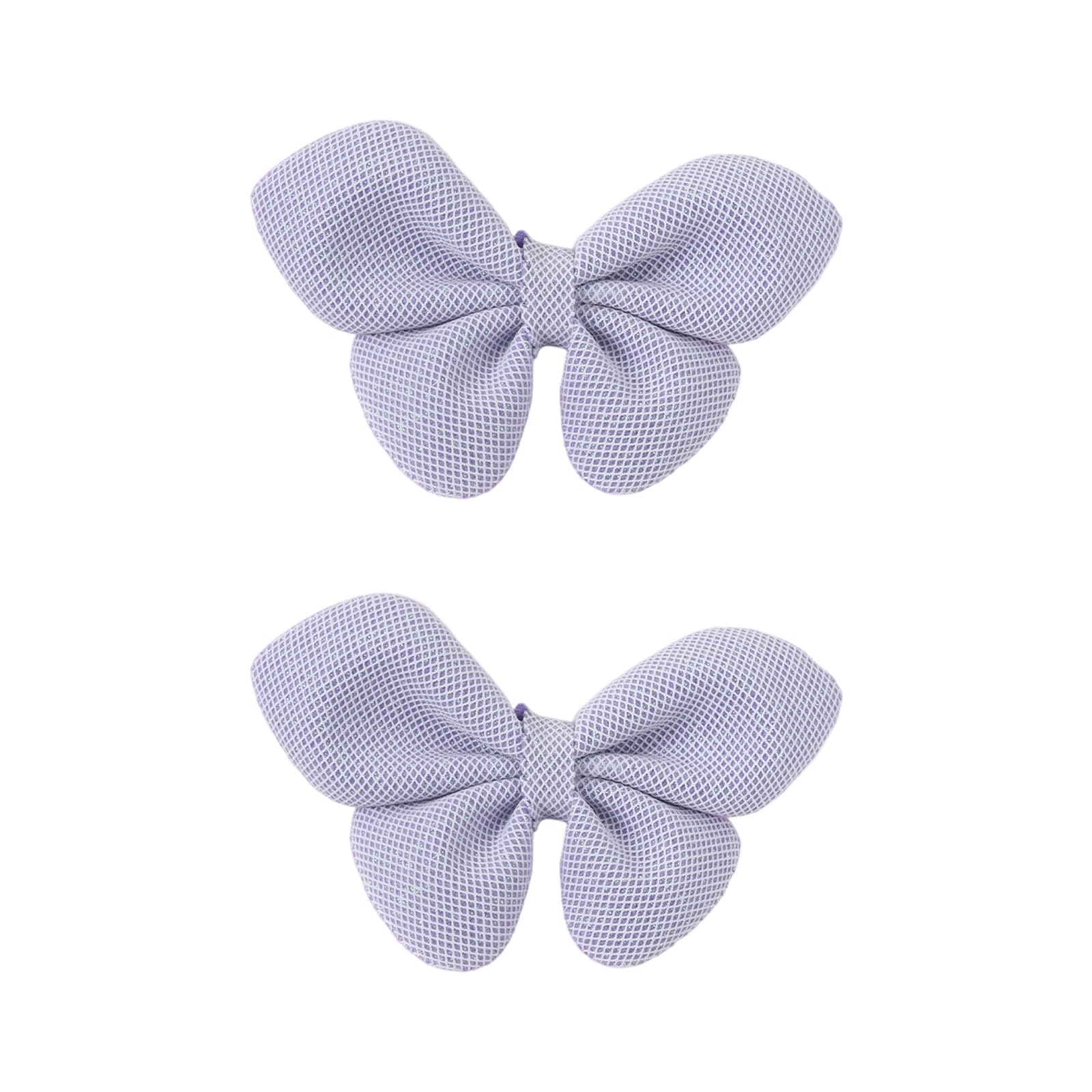 Carotoe Purple 2Pcs Curtain Tieback Sweet Bows Window Curtain Bind Holdback Buckles Clips Drapery Holders Decorative Curtains Holdbacks Tiebacks For Drapes
