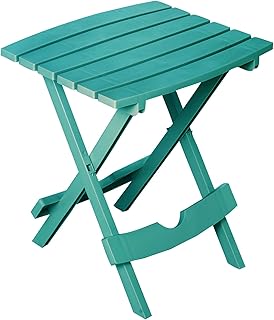 Adams Manufacturing 8500-94-3902 Quik Fold Side Table, Teal