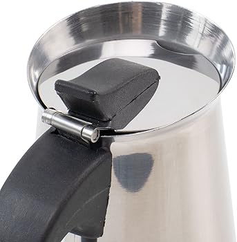Cafetera de Acero Inoxidable Moka - Cafetera Espresso de 12 Tazas con Filtro Desmontable - Cafetera con Mango Ergonómico Antiquemaduras4