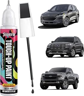 Carbonized Gray Metallic (M7) Touch Up Paint, Exact Color Match Scratch Repair Kit Compatible with Ford Bronco, Maverick, Ranger, F-150