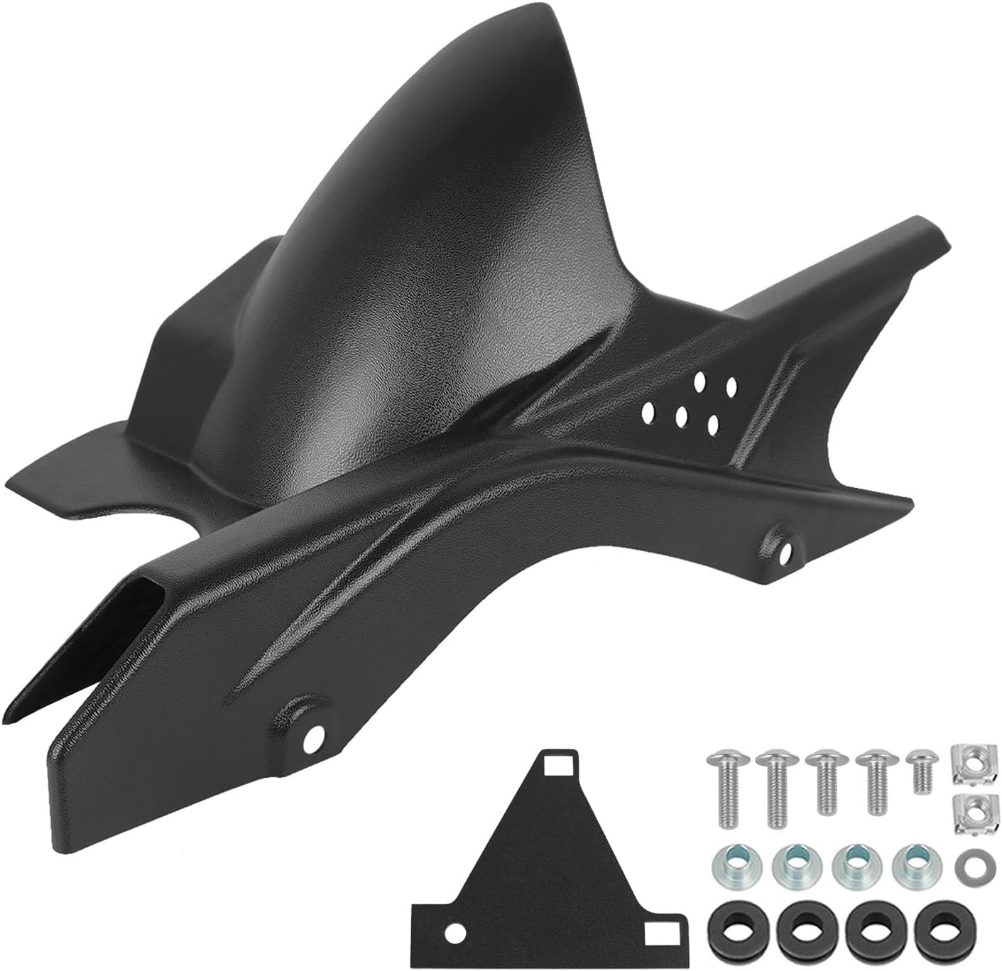 Motorcycle Mudguard Extender Extension Replacement for Yamaha MT03 MT-03 2016-2025 YZFR3 YZF R3 2015-2025 Rear Mudguards Splash Guard (Type A)