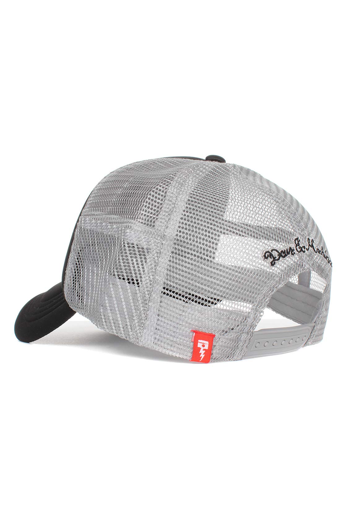 Gorra Trucker Baylands de Deus Ex Machina - Negro sobre Negro