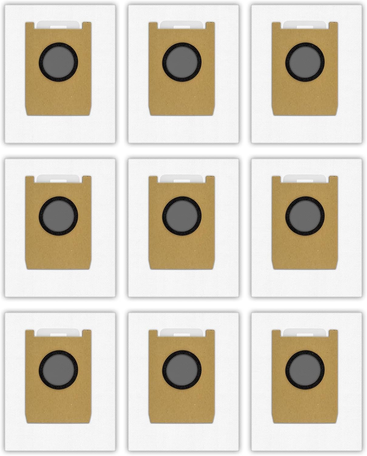 (9 Pack) E20 Replacement Dust Bags Compatible With Eufy 3-in-1 E20 Robotic Vacuum Cleaner, Vacuum Replacement Dust Bags, Canister Bags, Vacuum Bags, Accessories Kit