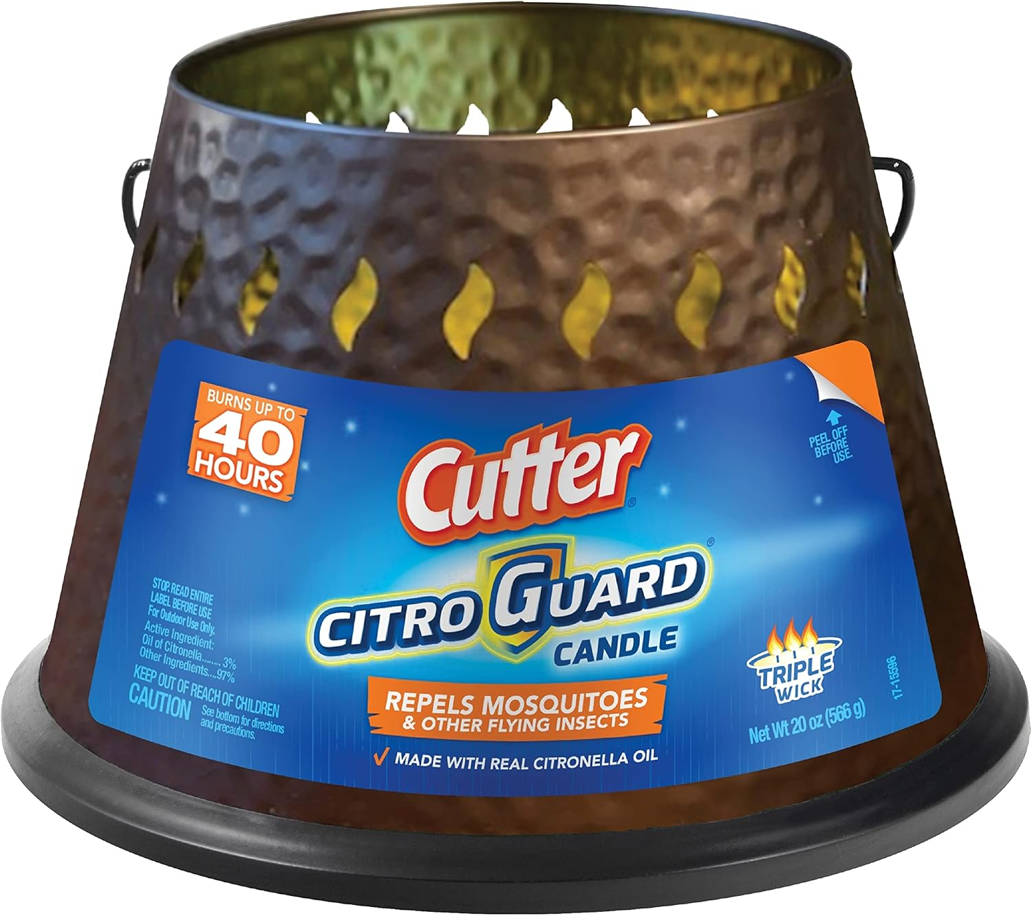 UNITED INDUSTRIES CORP 95784-1 Cutter Camping-Candles, Pack of 6, Silver