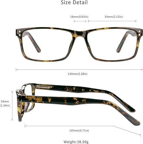 Miniatura 6 de LifeArt Lentes de bloqueo de luz azul, antifatiga ocular, anteojos de lectura para computadora, anteojos de juegos, gafas de TV para mujeres y