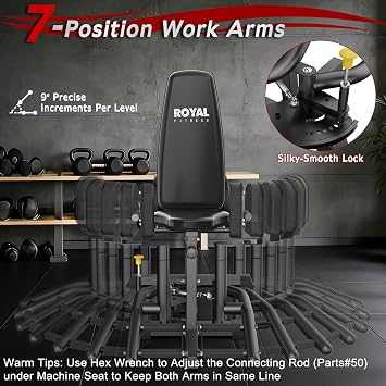 Hip Abductor Adductor Machine, Inner and Outer Thigh Machine , Glute Machines Home Gym Thigh Master, Black