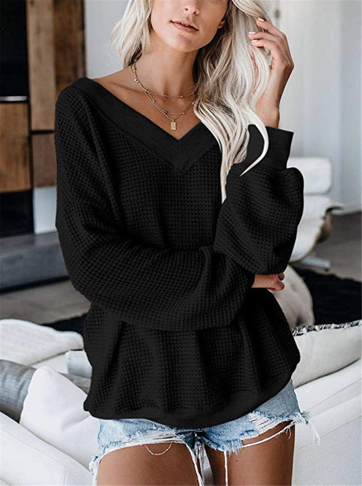 Image secondaire de Pull Élégant à Manches Longues pour Femmes - Dreamskull