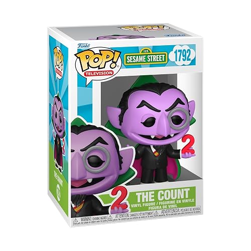 Funko Bairro Sesamo figura em vinil Sesame Street - The Count (Pop! Television) 