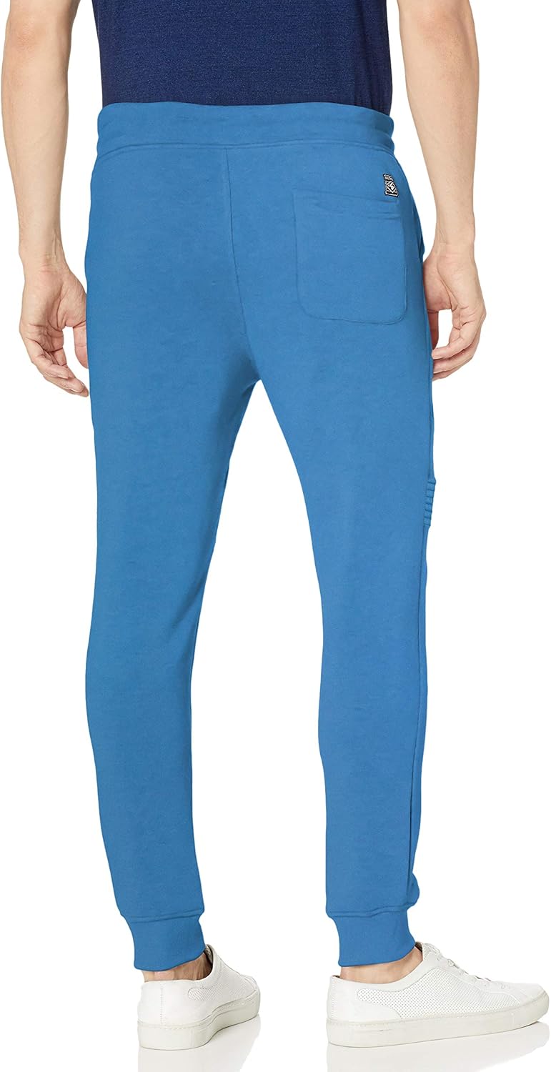 Southpole Men's Basic Jogger Fleece Pants (Moto and Zipper Details): Clothing