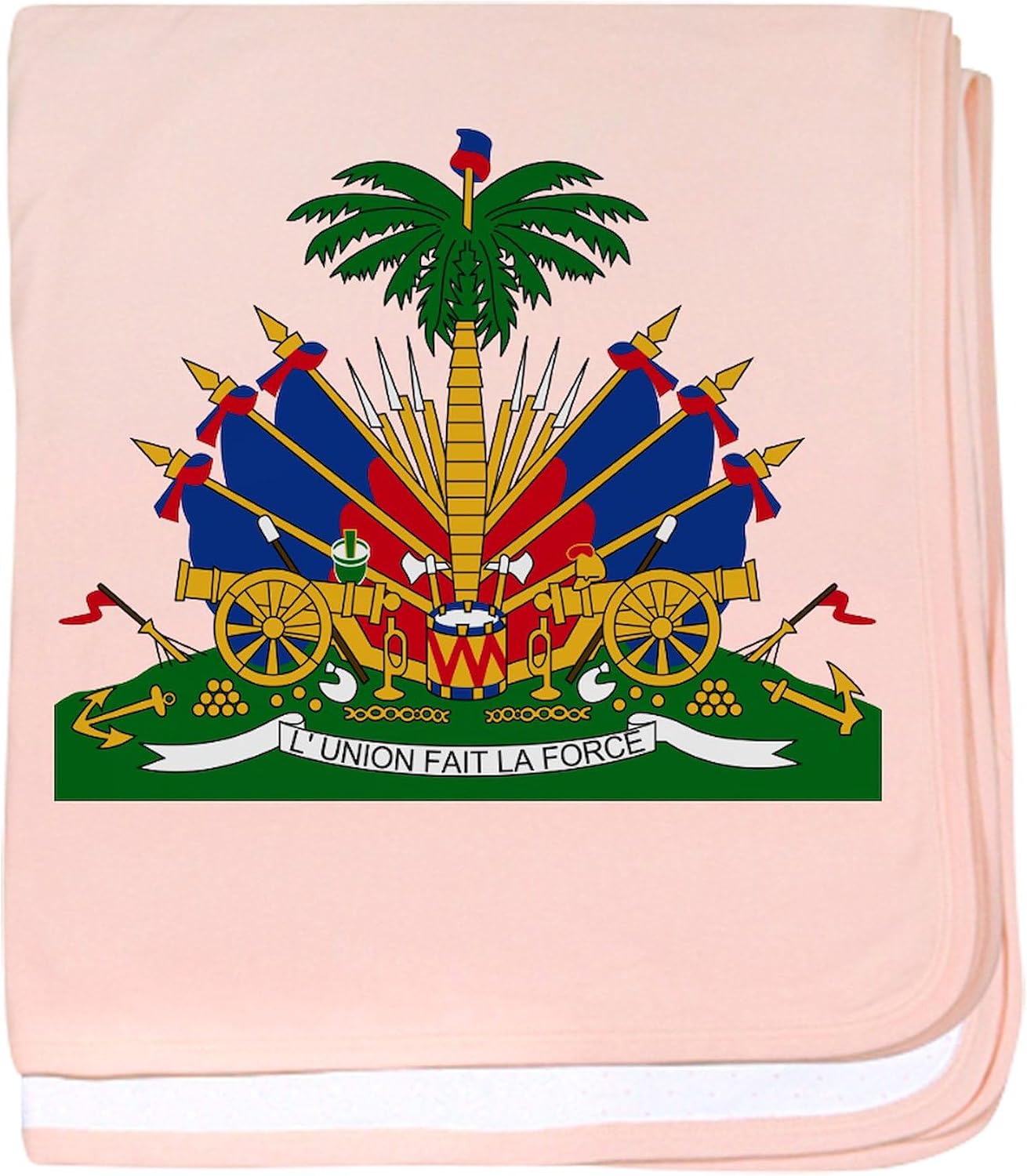 CafePress Haiti Coat of Arms Baby Blanket, Super Soft Newborn Swaddle