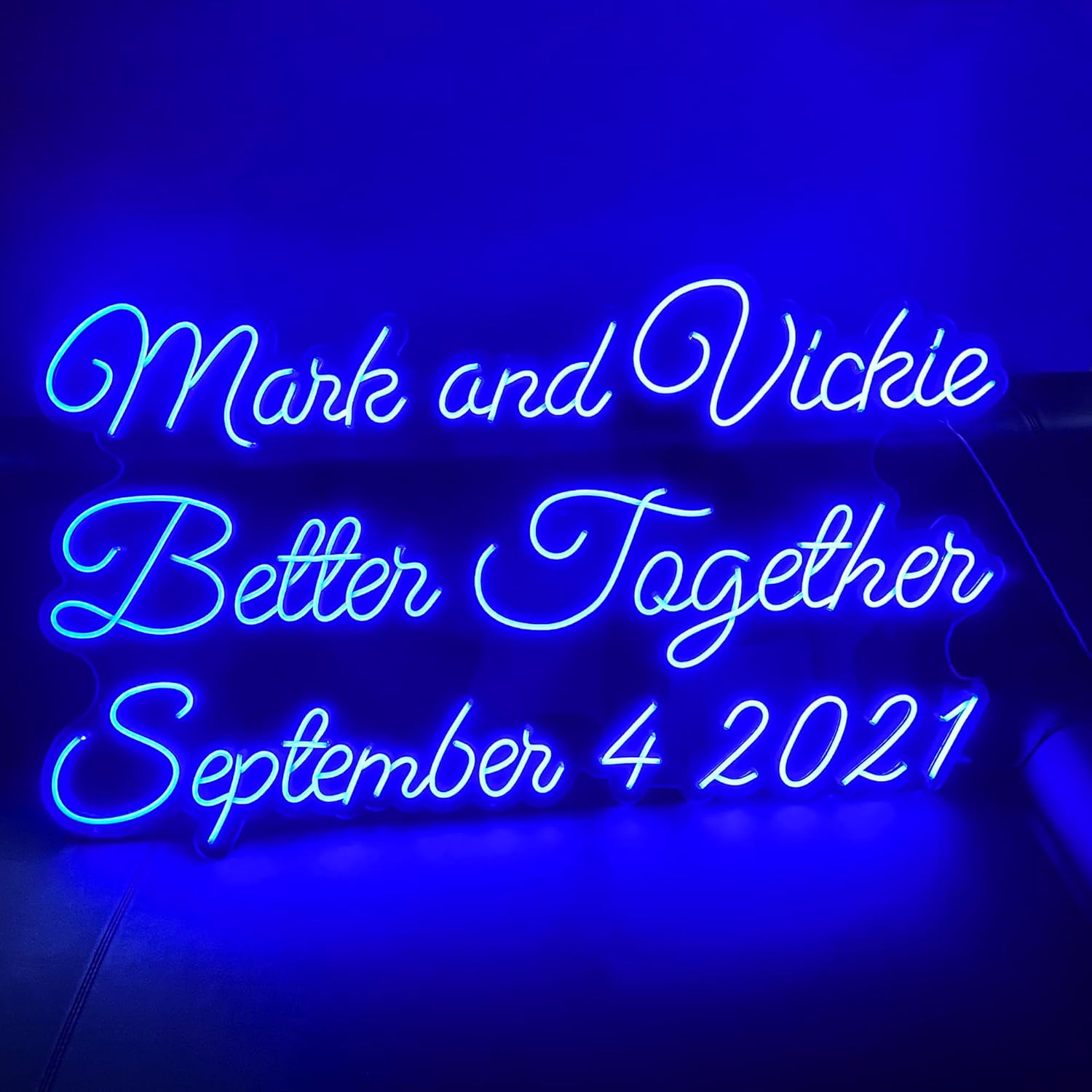 SELICOR Custom Neon Sign Personalized Neon Sign for Wall Décor, Bedroom, Home, Office Decor, Neon Sign Gifts for Girlfriend, Wife, Bride, Groom, Neon Sign,Christmas Gifts (Optional 10" to 60")
