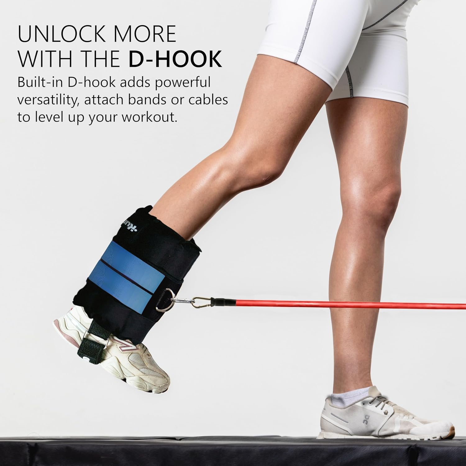 Ankle & Wrist Weight – 25/30/35/40 lbs (SINGLE UNIT) | Dual Adjustable Secure Strap System | Patented Design | Ideal for Strength Training, Glute Workouts