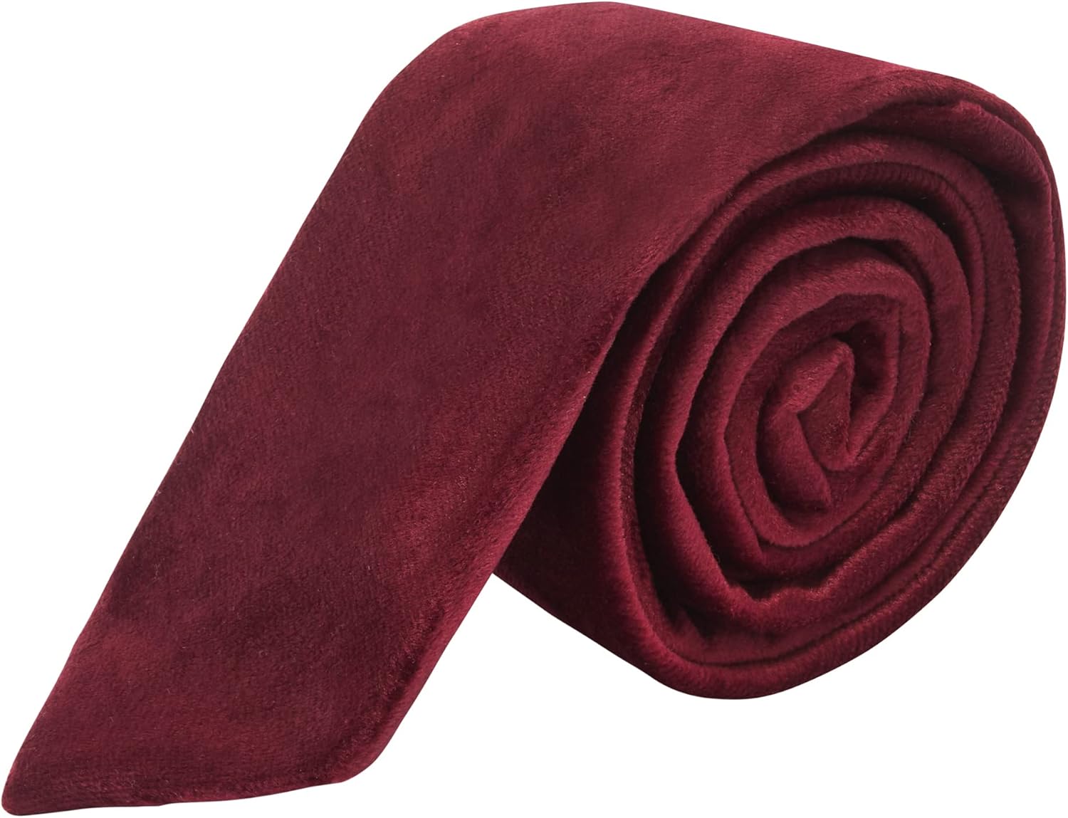 King & Priory Burgundy Velvet Tie