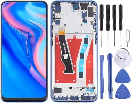 Huawei Y9 Prime 2019 Uyumlu Lcd Ekran Dokunmatik Full  tal  Mavi STK-L21