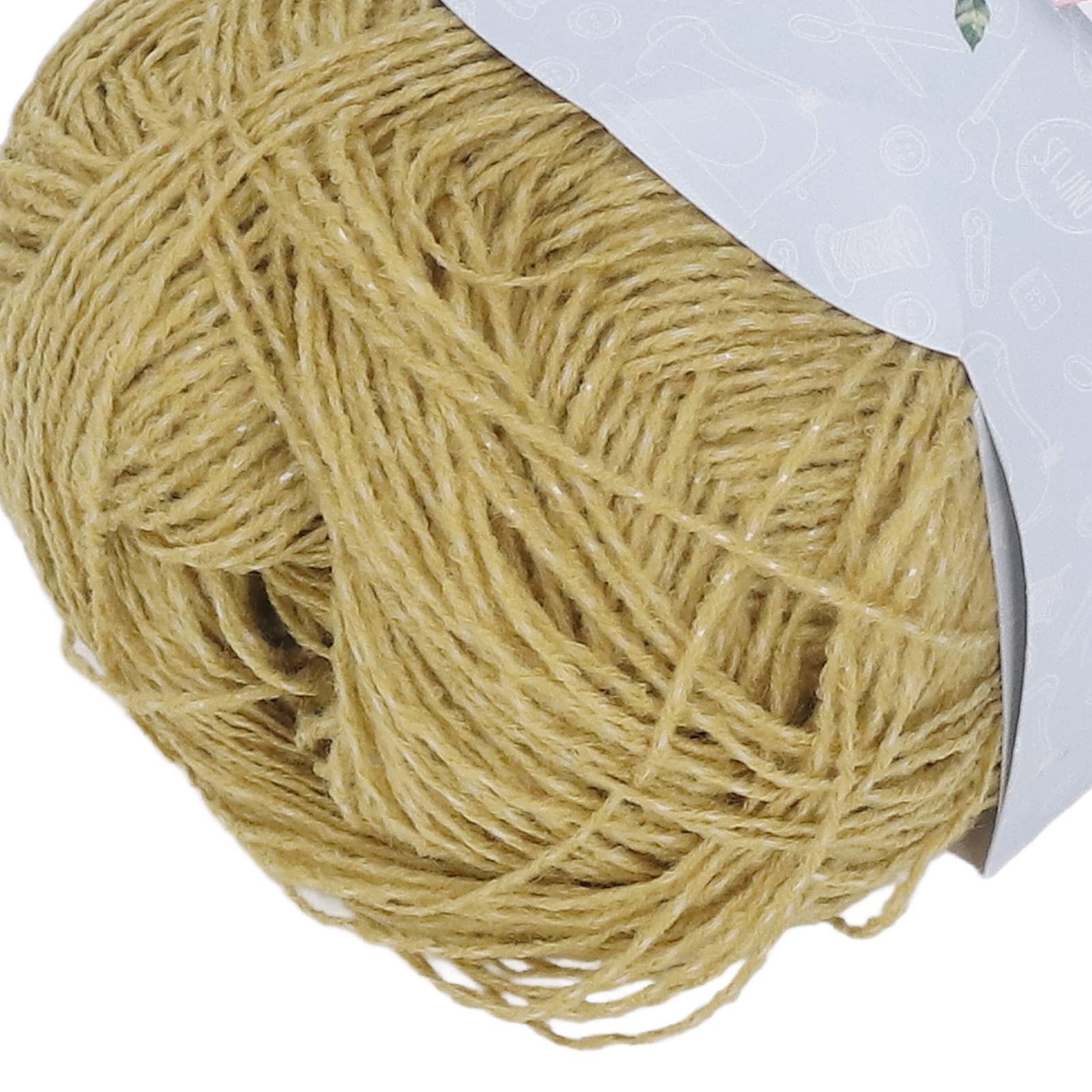 Changor Leuchtendes Strickgarn, Stark und Stabil, 4 Rollen für Heimwerker,