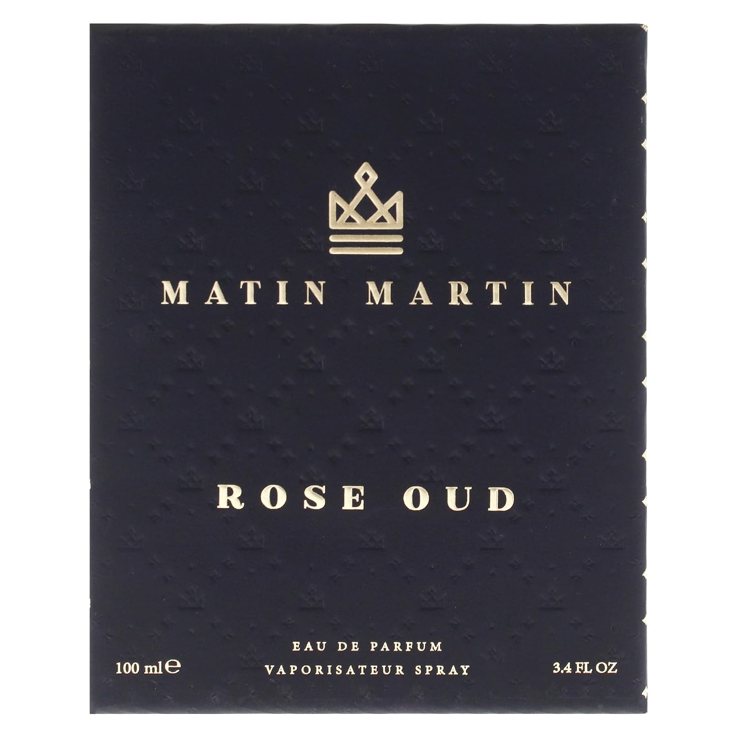 Matin Martin Rose Oud for Unisex - Arabian Perfume for Women & Men - Long Lasting Fragrance with Saffron, Bergamont, Jasmine, Sandalwood, Cedar Notes - Arabic Cologne - Travel Size - 3.4 oz EDP Spray