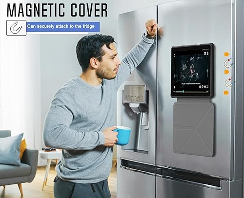 Miniatura 5 de MoKo Funda compatible con la nueva tableta Tienda Kindle Fire HD 10 (13 generación, versión 2023) de 10.1 pulgadas, funda de pie origami con