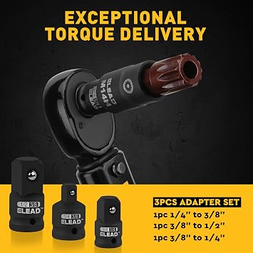 13-Piece XZN Triple Square Spline Bit Impact Socket Set & 50-Piece 3/8'' Drive Impact Socket Set