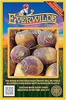 Everwilde Farms 500 Laurentian Rutabaga Seeds - Non-GMO Gold Vault Jumbo Packet for Firm Roots & Long Storage