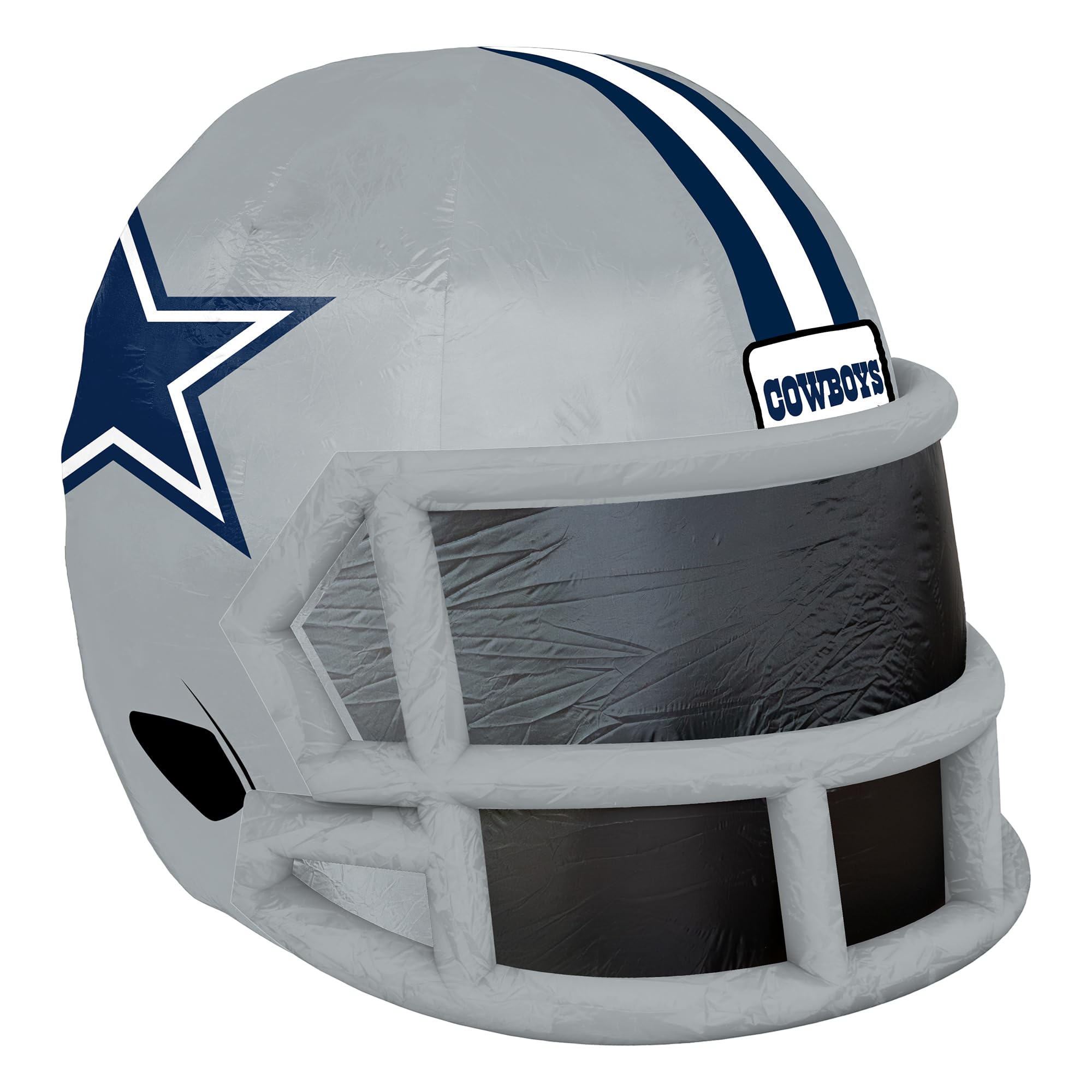 Sporticulture NFL Dallas Cowboys 4ft Inflatable Helmet with LED Lights & Built-in Blower