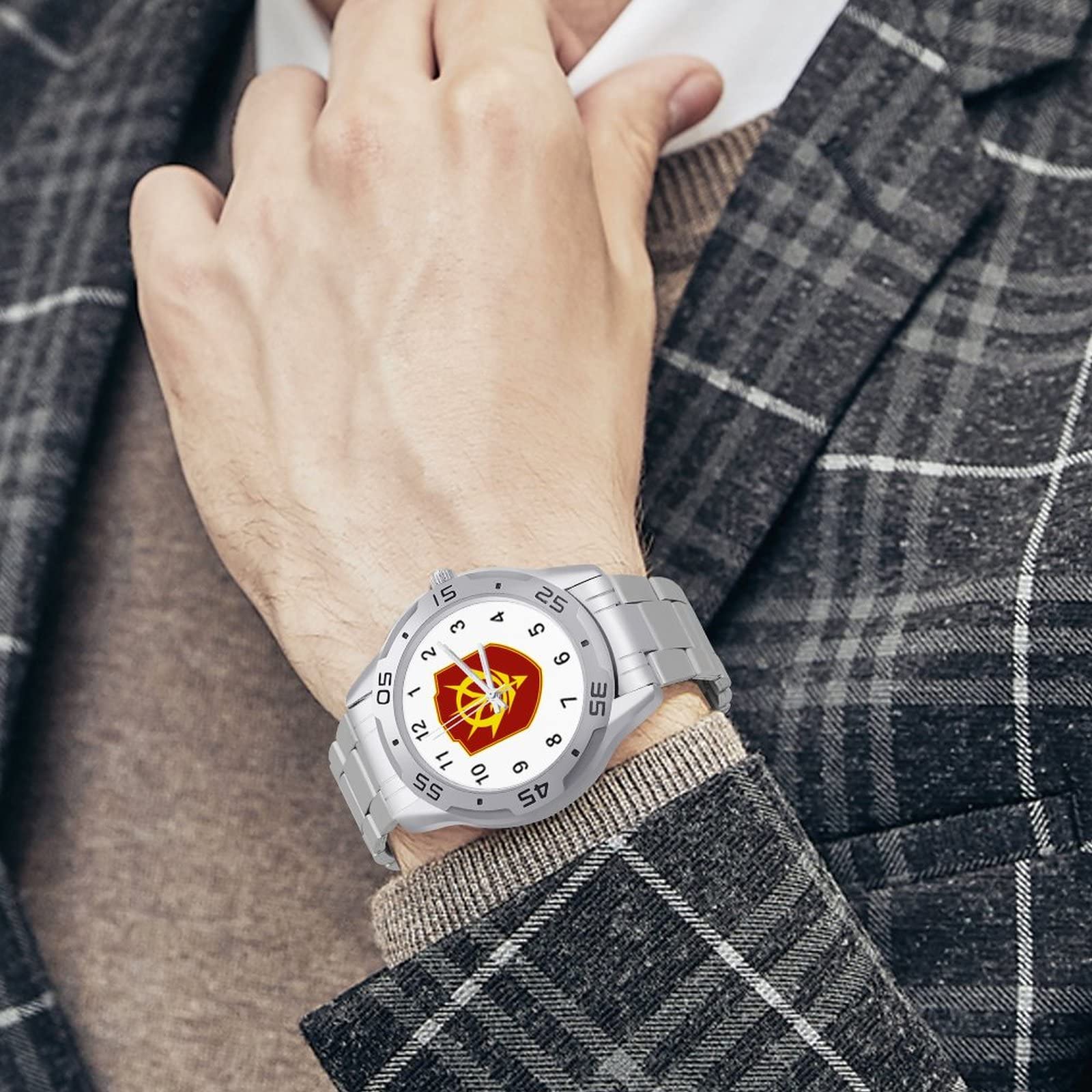 Amazon.co.jp: 腕時計 ネオ ジオンガンダム シャア ウォッチ メンズ 