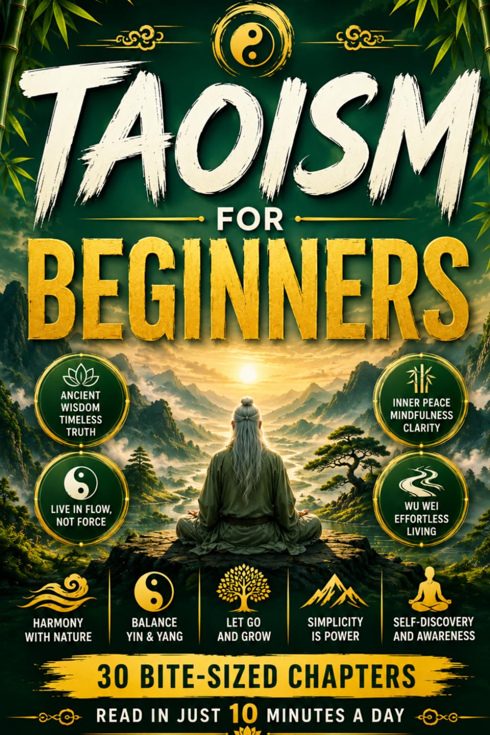 Taoism for Beginners: Discover the Wisdom of Lao Tzu and the Tao Te Ching, Inner Peace, Simplicity, Balance, Mindfulness, Wu Wei, Harmony, Letting Go, ... and Timeless Lessons for Everyday Life