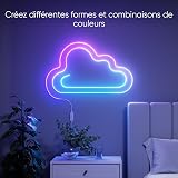 Nanoleaf Striscia LED Neon RGB 5m, Wi-Fi Compatibile con Matter, Alexa e Google Assistant, Sincronizzazione Musica e Schermo, DIY, Scene Dinamiche via App, Controllo Vocale, Per Camera e Déco Murale - 7