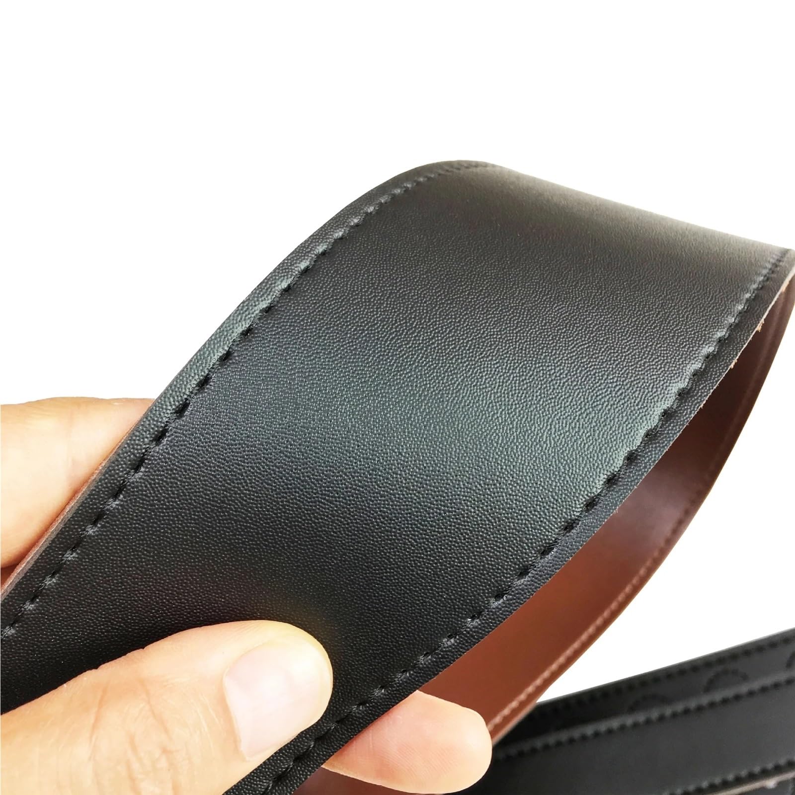 Correa de guitarra cuero sintético combinado, correa hombro portátil, suave for bajo acústico y eléctrico, piezas repuesto for Para Guitarras Bajas