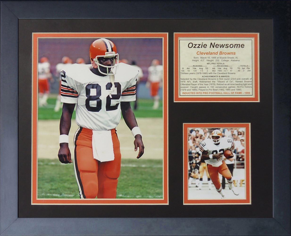 Ozzie Newsome 11" x 14" Framed Photo Collage by Legends Never Die, Inc.