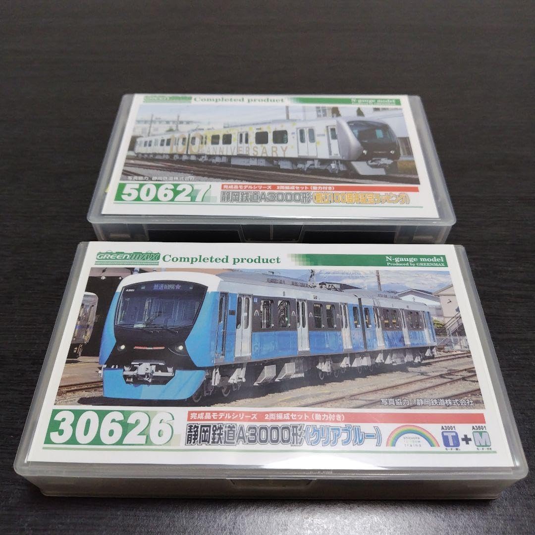 GM グリーンマックス 静岡鉄道A3000形 クリアブルー&創立100周年記念