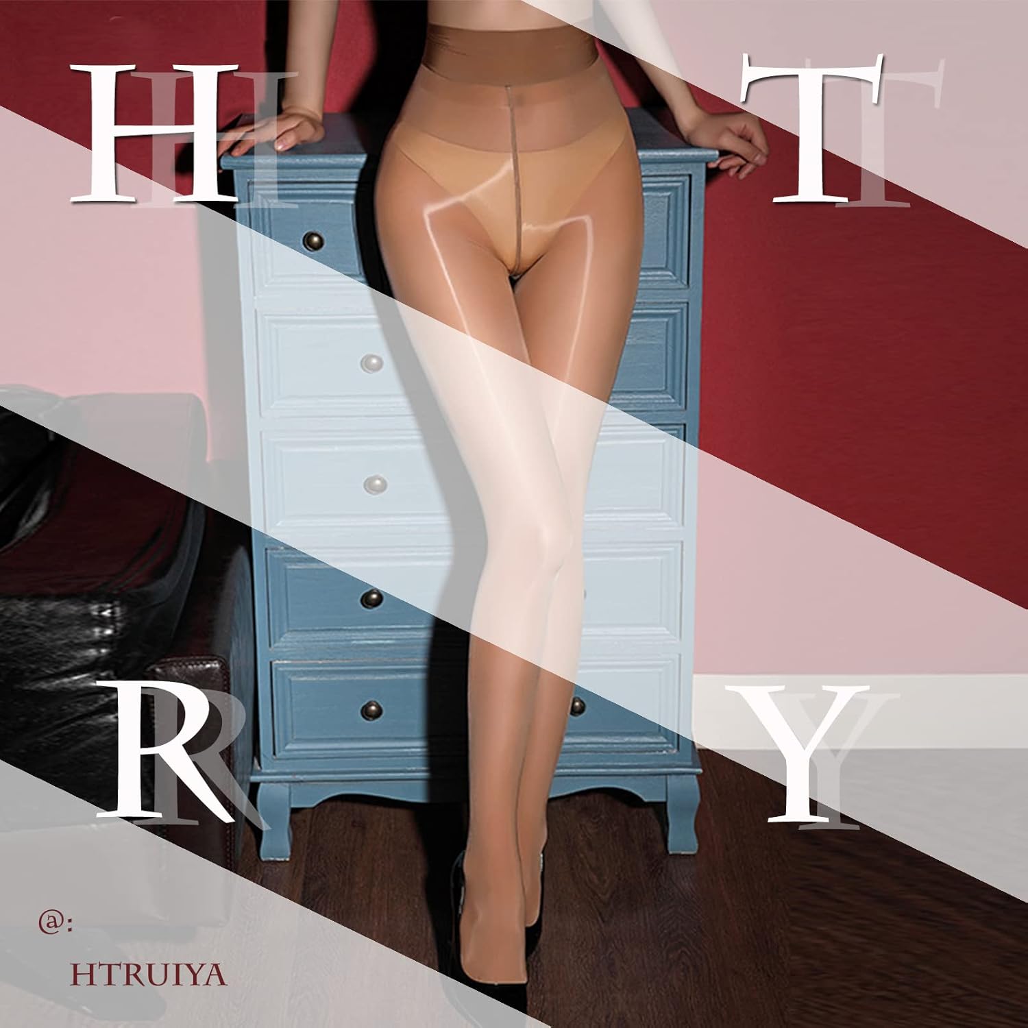 HTRUIYA Shiny Pantyhose Sheer to Waist Tights Smooth Stockings for Women - Image 5