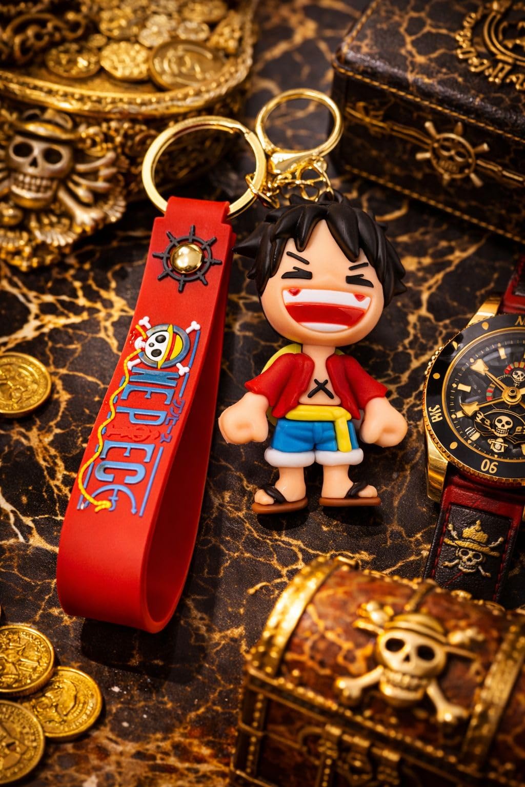 One Piece Keychain Luffy keychain silicone | Funky Luffy Key Chains | Iconic Zoro | one piece anime | Elegant Anime Key Chains | cool onepiece-image-9